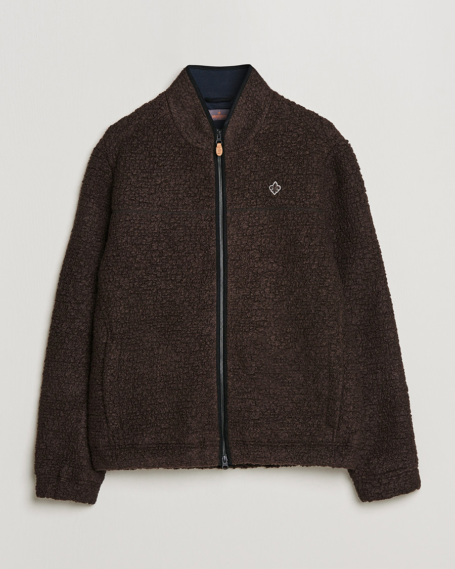 Heren | Truien | Morris | Chadwick Pile Jacket Dark Brown