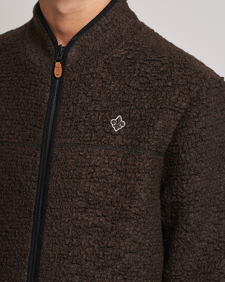 Heren | Truien | Morris | Chadwick Pile Jacket Dark Brown