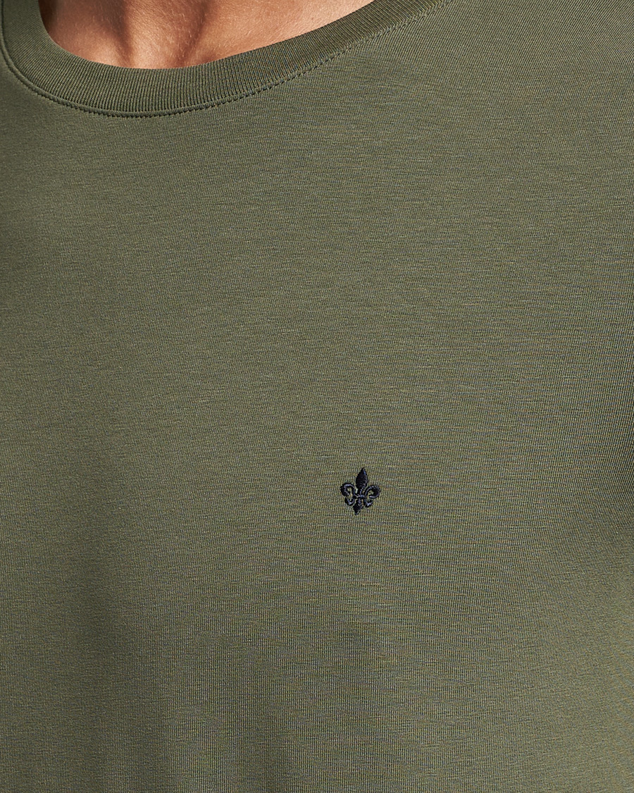 Heren | T-shirts | Morris | James Crew Neck T-shirt Olive