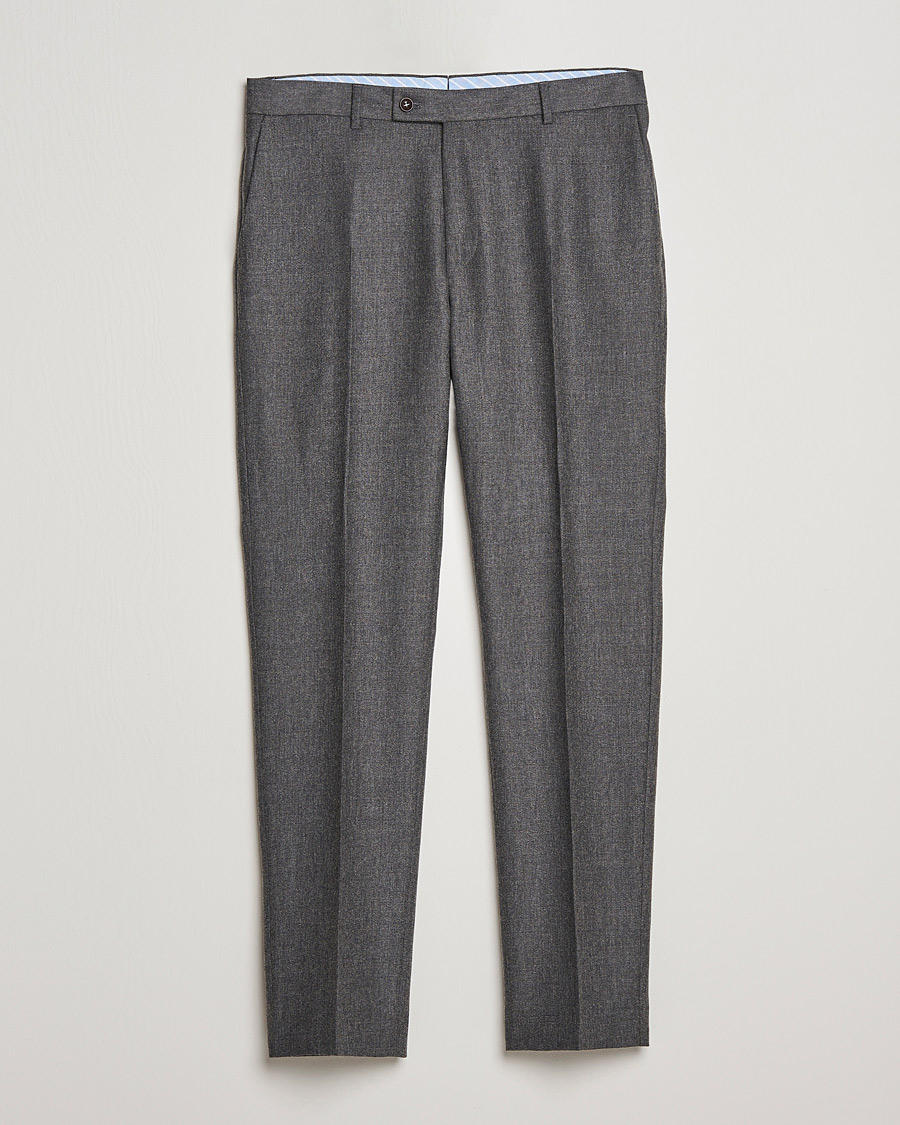 Heren | Broeken | Morris | Bobby Flannel Trousers Grey