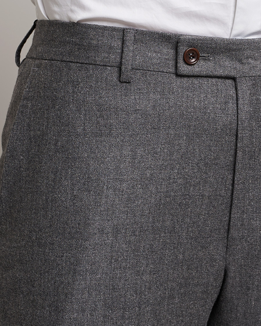 Heren | Broeken | Morris | Bobby Flannel Trousers Grey