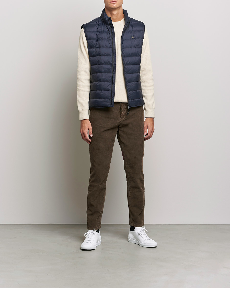 Heren | Broeken | Morris | James Corduroy 5-Pocket Pants Dark Brown
