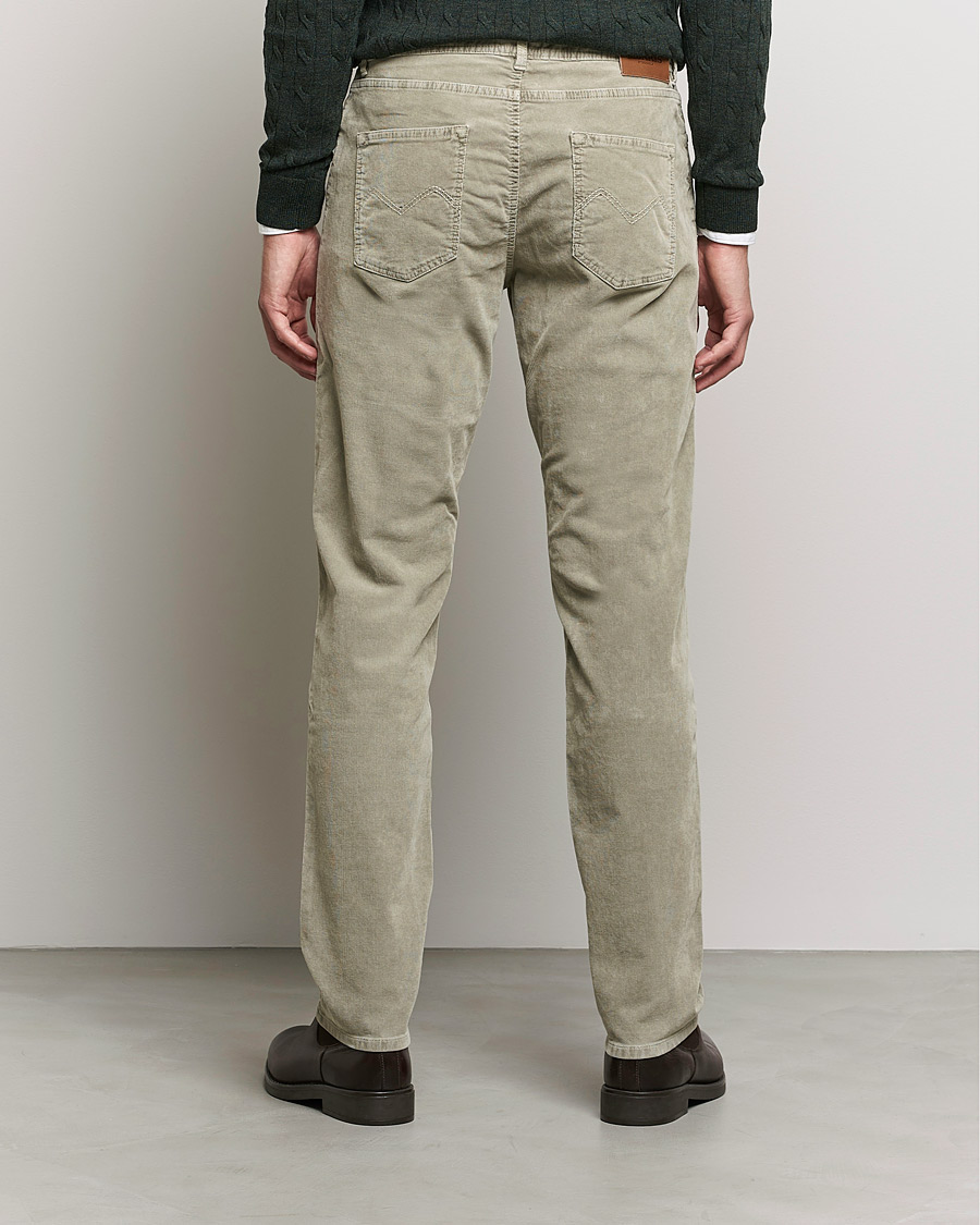 Heren | Broeken | Morris | James Corduroy 5-Pocket Pants Khaki Grey