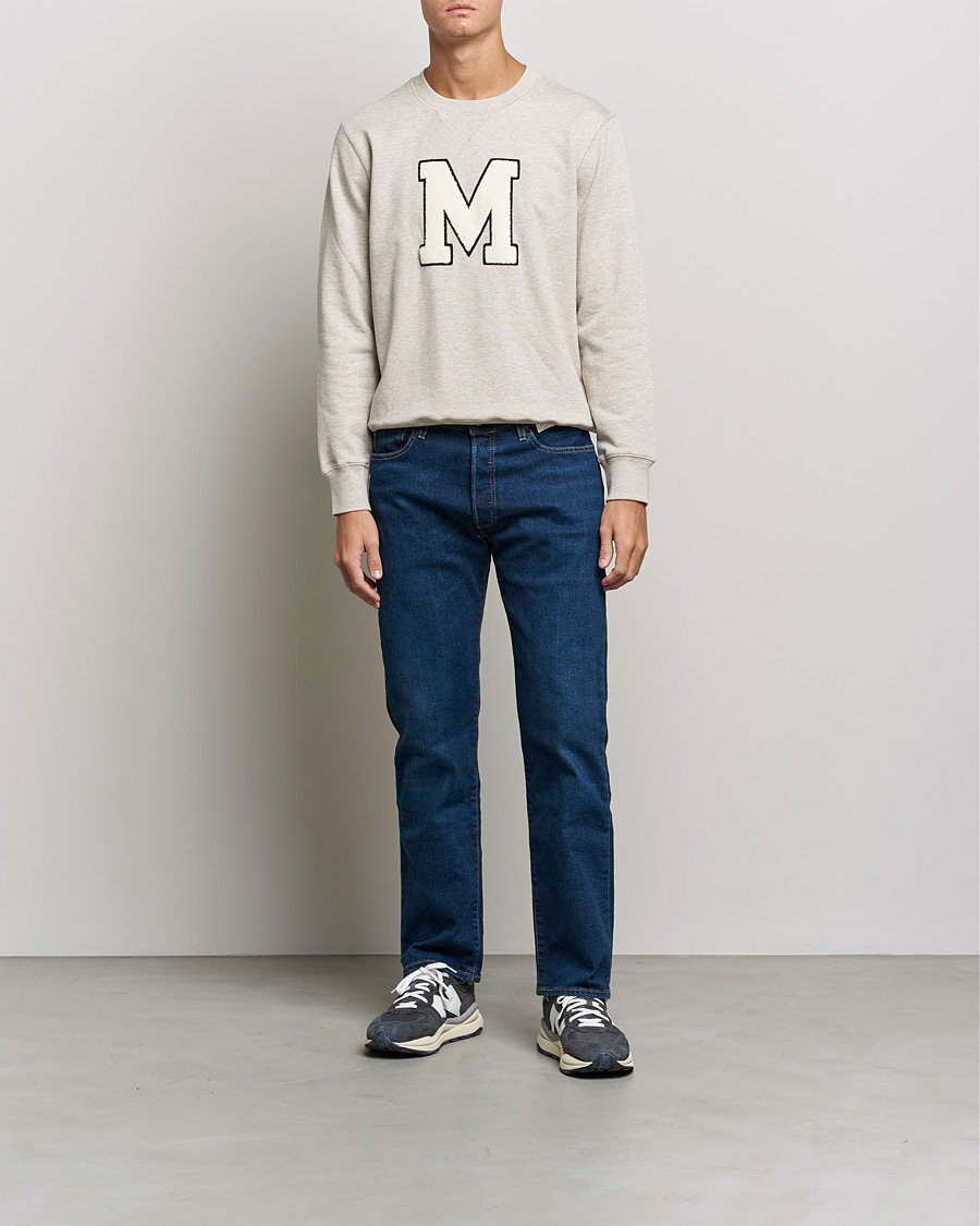 Heren | Truien | Morris | Leoni Logo Sweatshirt Khaki