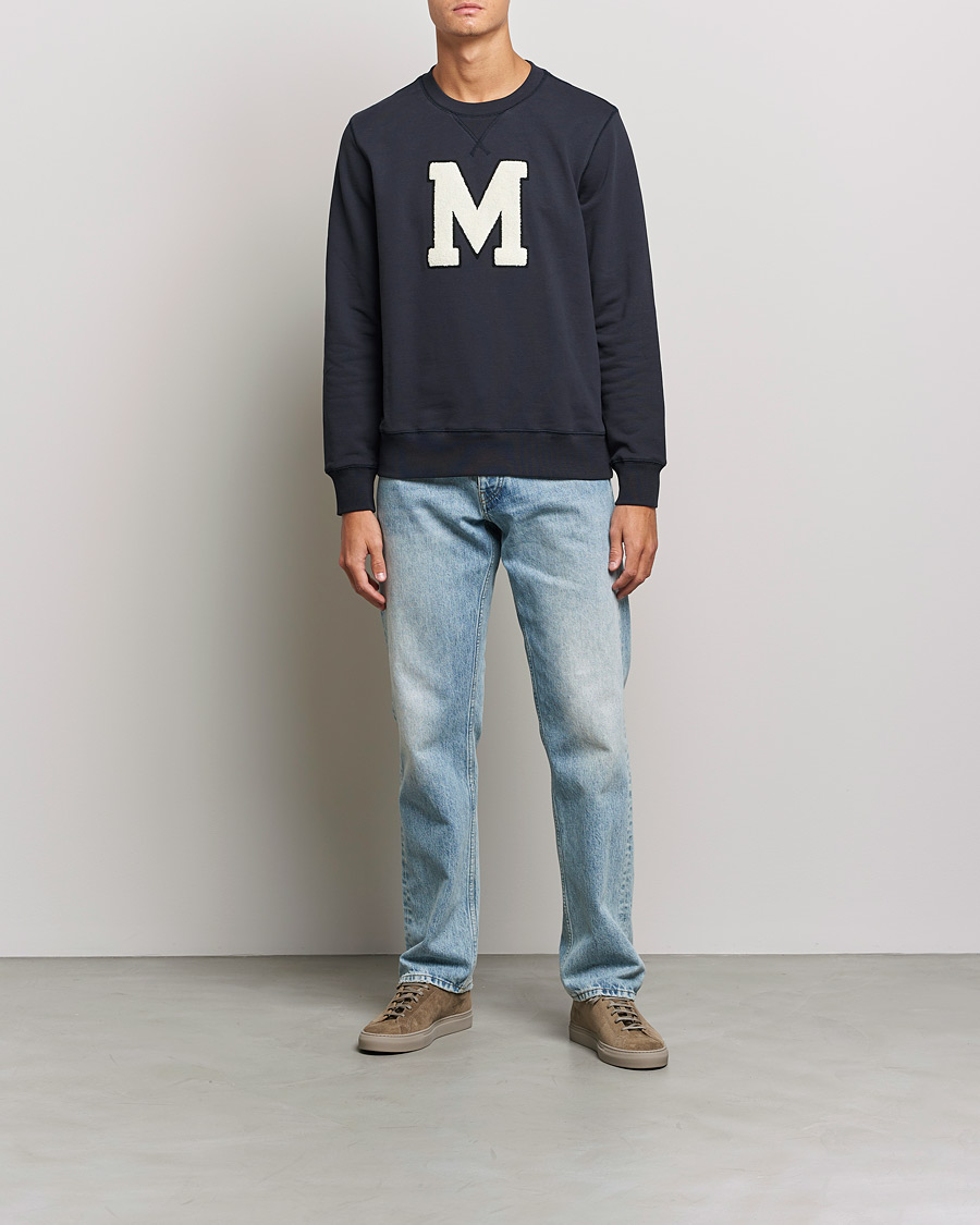 Heren | Truien | Morris | Leoni Logo Sweatshirt Old Blue