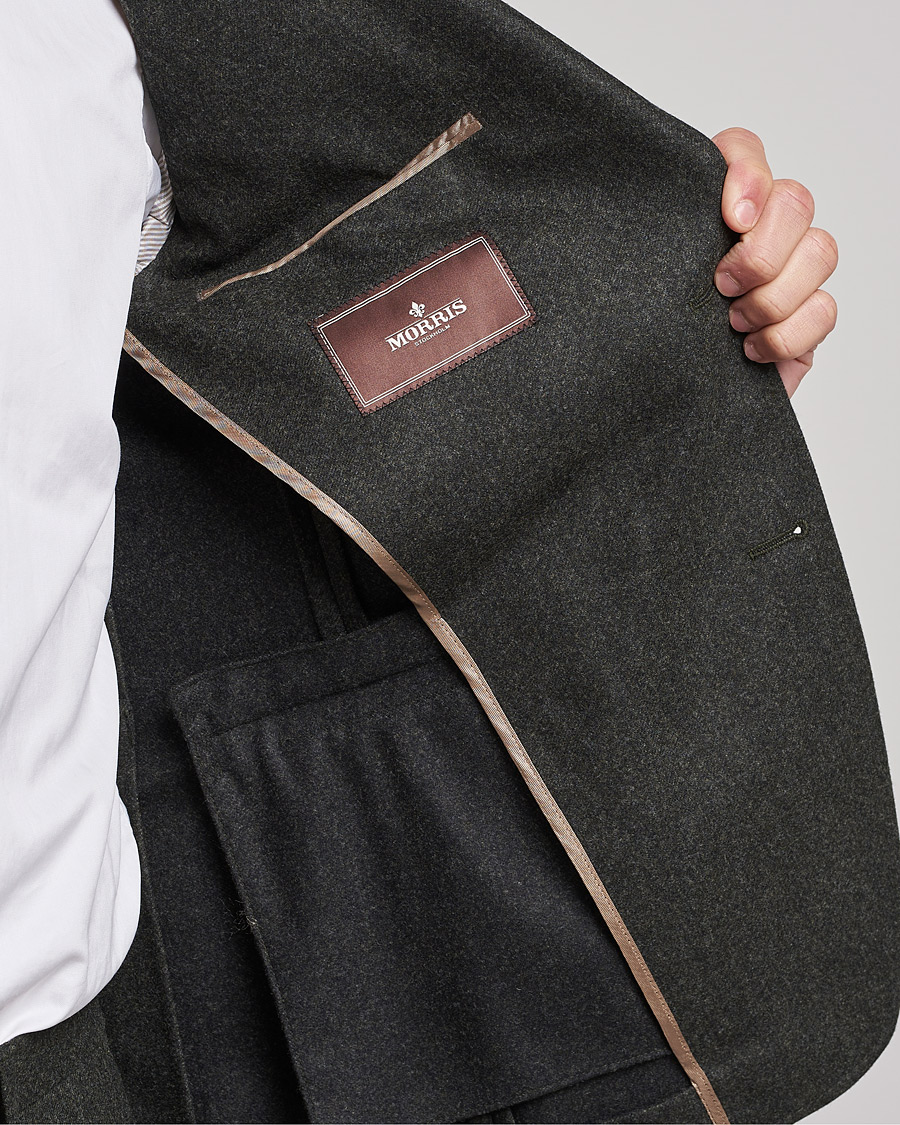 Heren | Blazers | Morris Heritage | Keith Flannel Suit Blazer Green