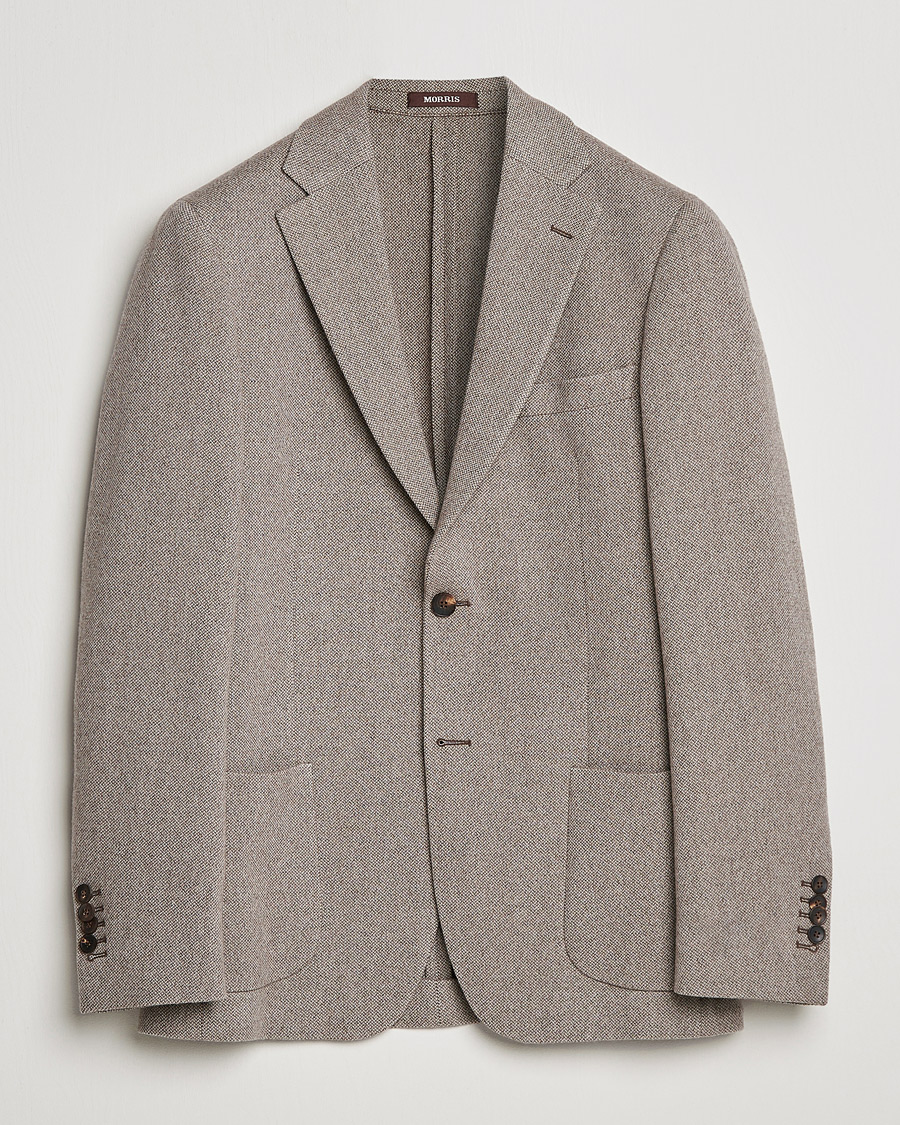 Heren | Blazers | Morris Heritage | Mike Cashmere Blazer Khaki