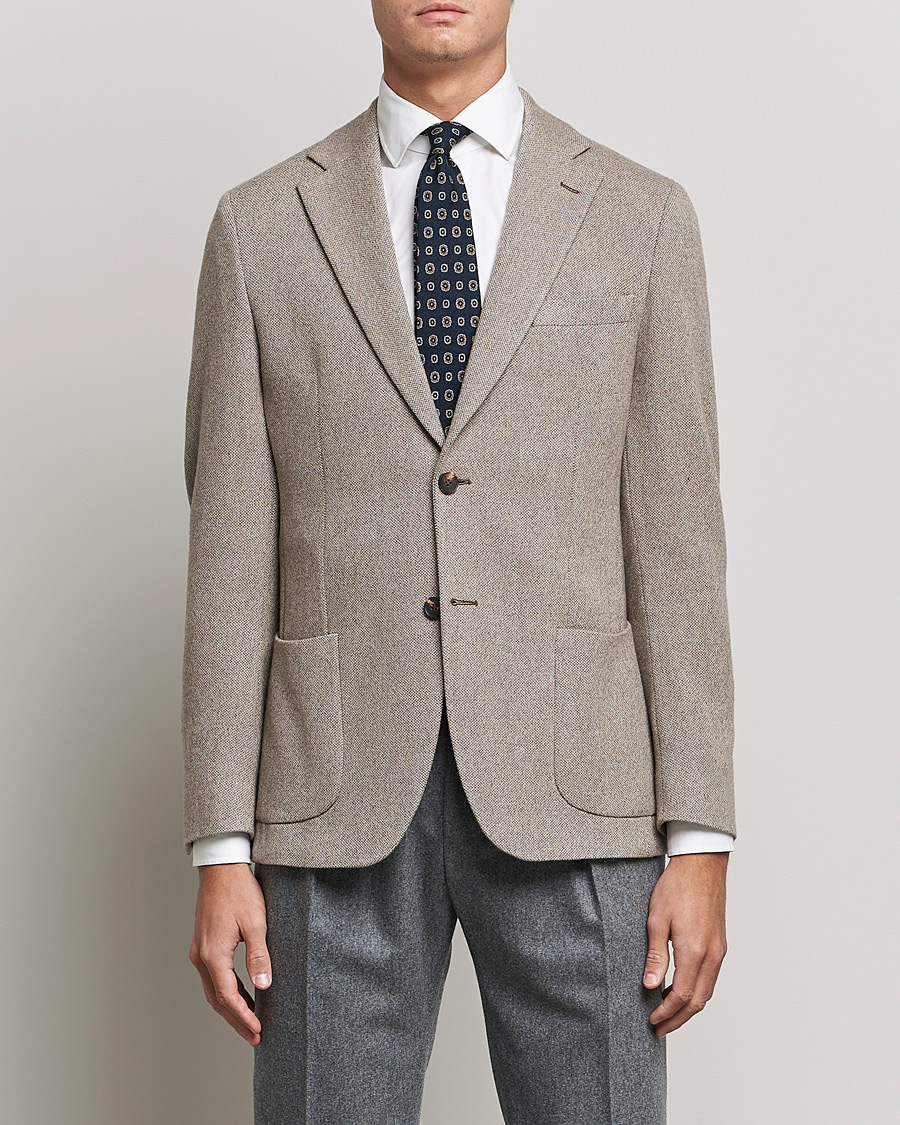 Heren | Blazers | Morris Heritage | Mike Cashmere Blazer Khaki