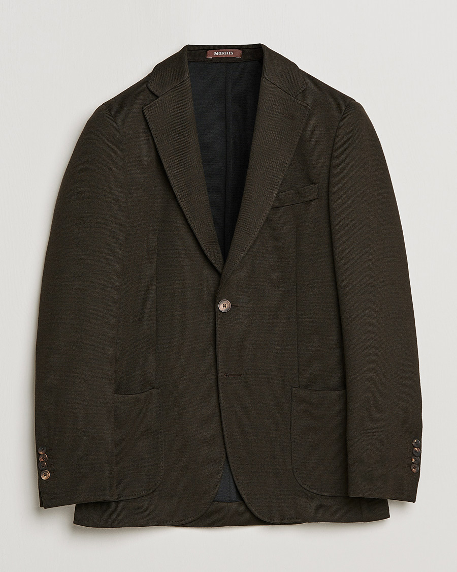Heren | Blazers | Morris Heritage | Mike Wool Jersey Blazer Brown