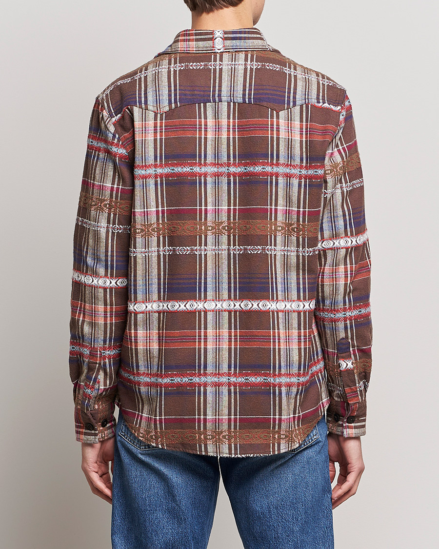 Heren | Overhemden | Morris | Walton Inca Overshirt Brown