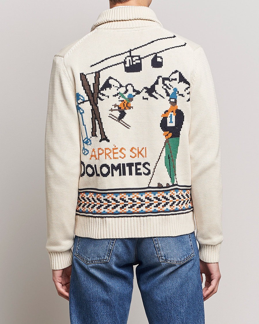 Heren | Truien | Morris | Clyde Full Zip Cardigan Off White