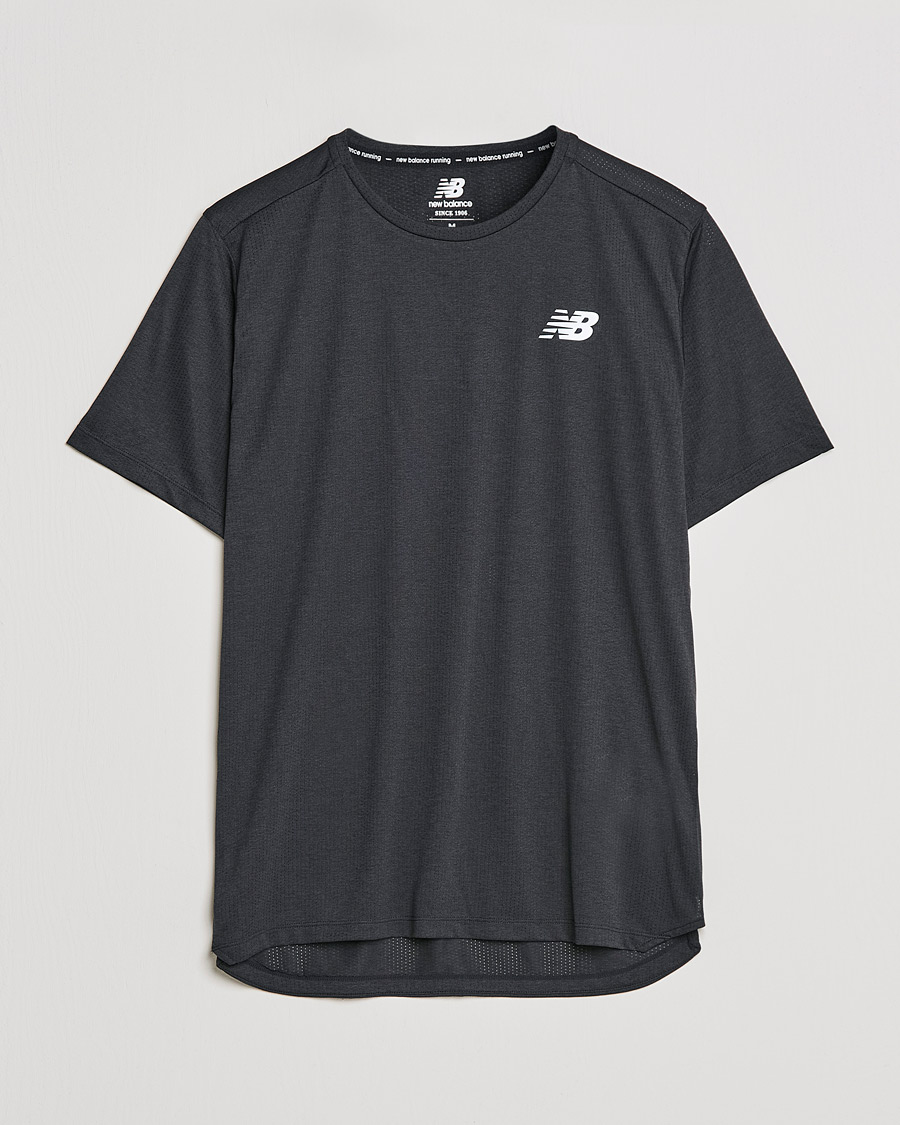 Heren | T-shirts | New Balance Running | Impact Run Short Sleeve T-Shirt Black