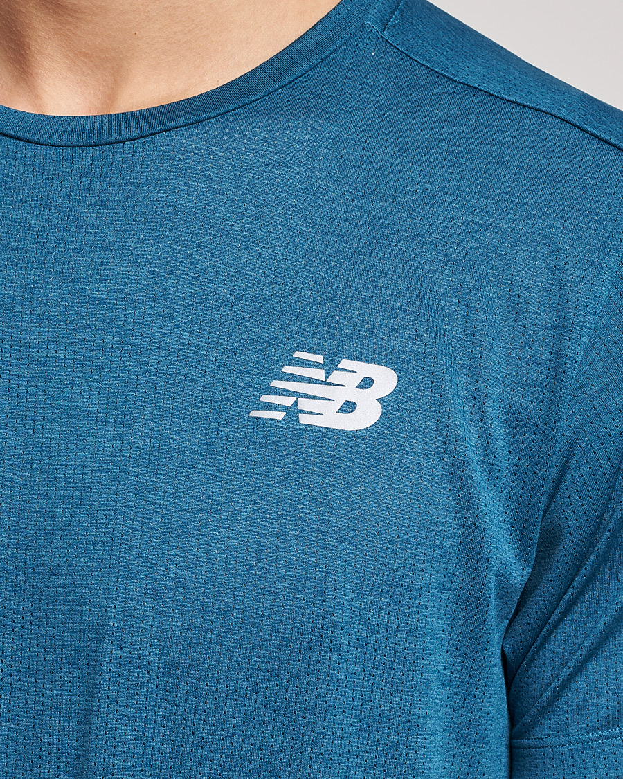Heren | T-shirts | New Balance Running | Impact Run Short Sleeve T-Shirt Dark Moonstone