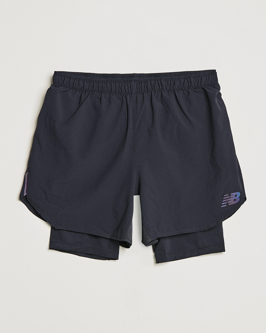 Heren | Korte broek | New Balance Running | Q Speed 2 in 1 Shorts Black
