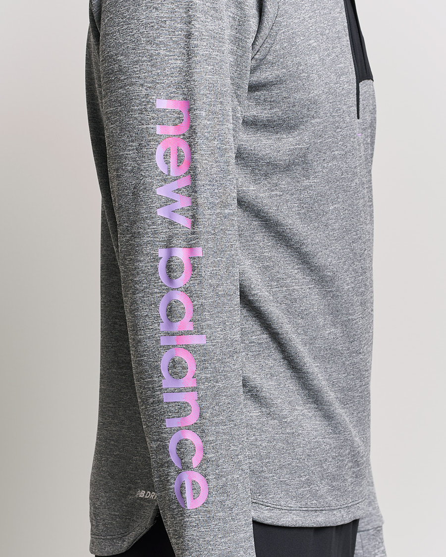 Heren | Truien | New Balance Running | All-Terrain Half Zip Grey