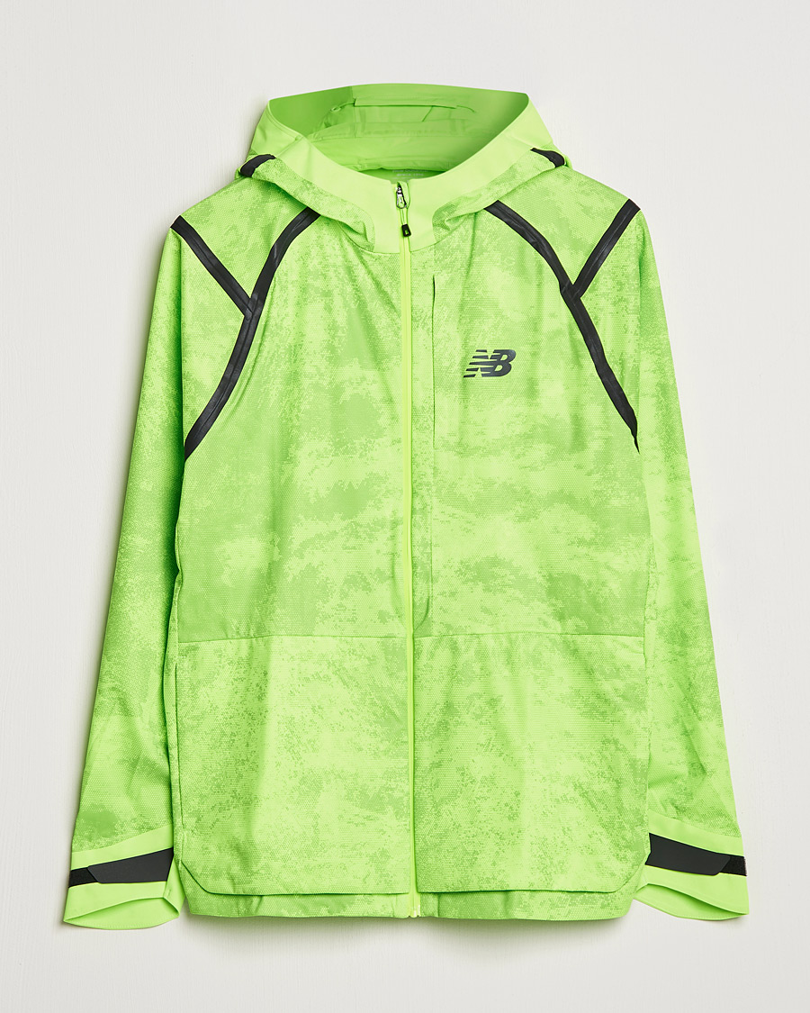 Heren | Jassen | New Balance Running | All-Terrain Waterproof Jacket Pixel Green