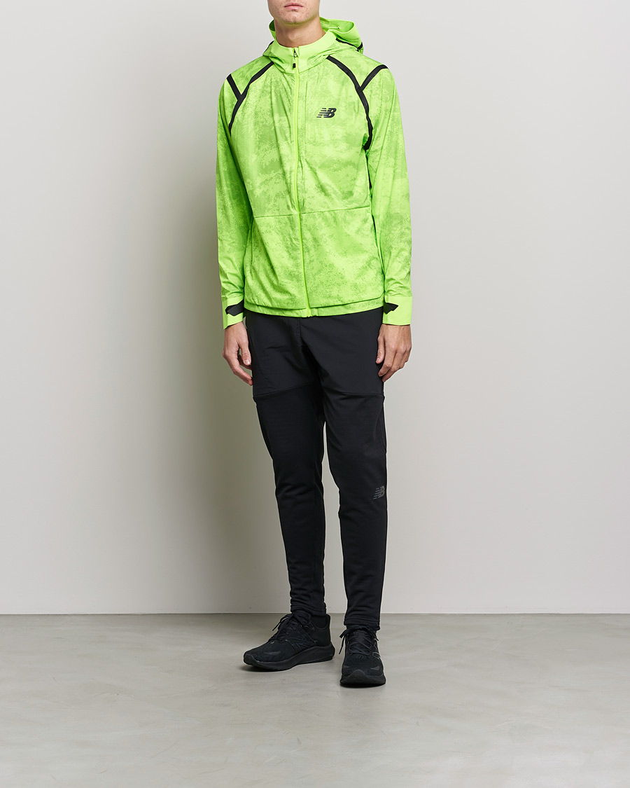 Heren | Jassen | New Balance Running | All-Terrain Waterproof Jacket Pixel Green