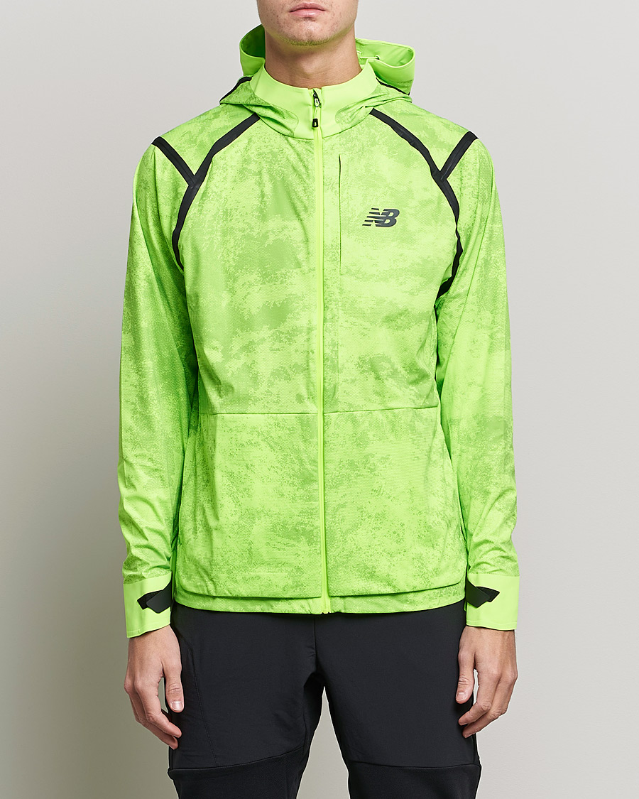 Heren | Jassen | New Balance Running | All-Terrain Waterproof Jacket Pixel Green