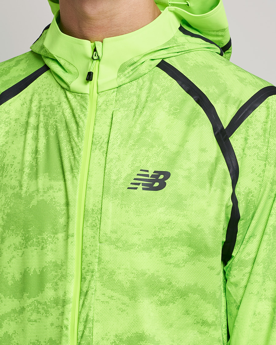 Heren | Jassen | New Balance Running | All-Terrain Waterproof Jacket Pixel Green