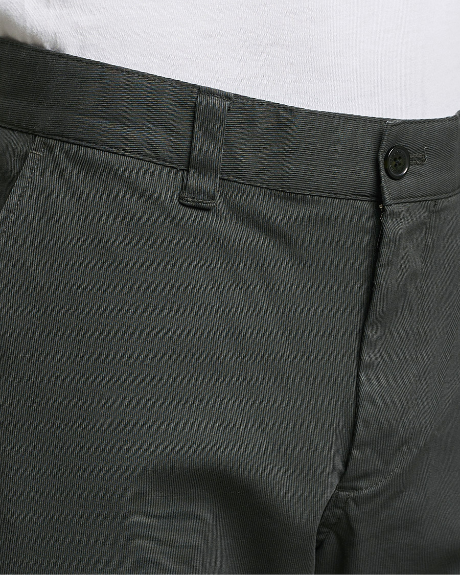 Heren | Broeken | NN07 | Alex Straight Fit Cotton Chinos Dark Army