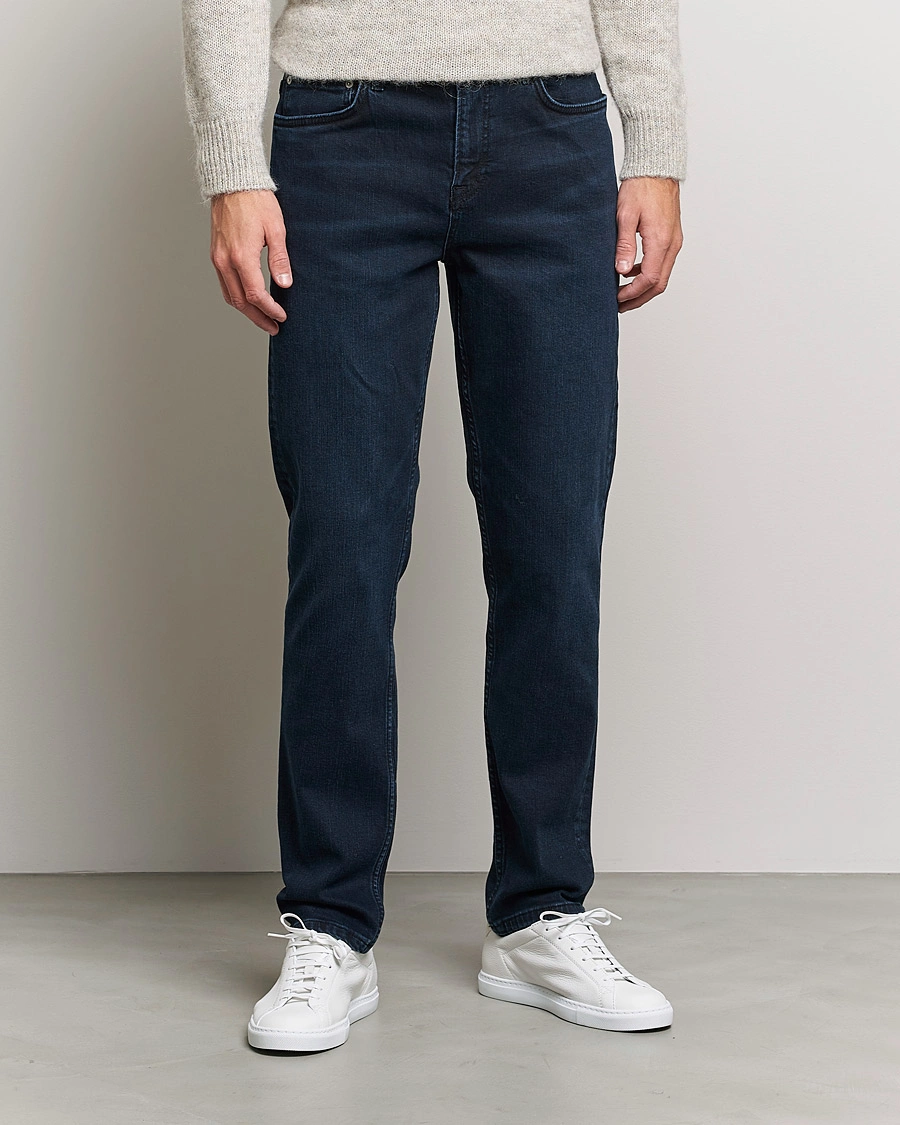 Heren | Blauwe jeans | NN07 | Johnny Stretch Jeans Blue Black
