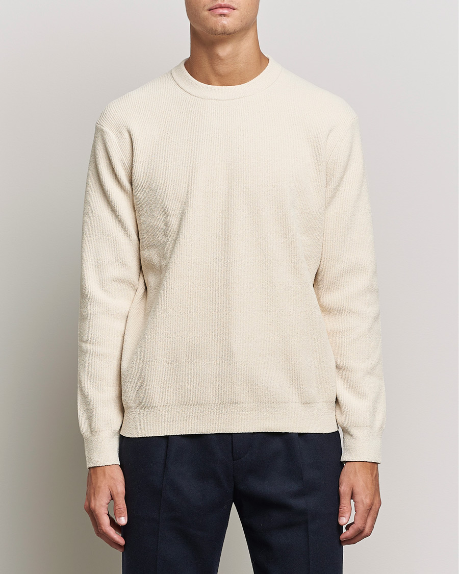 Heren | Sale | NN07 | Danny Knitted Sweater Ecru