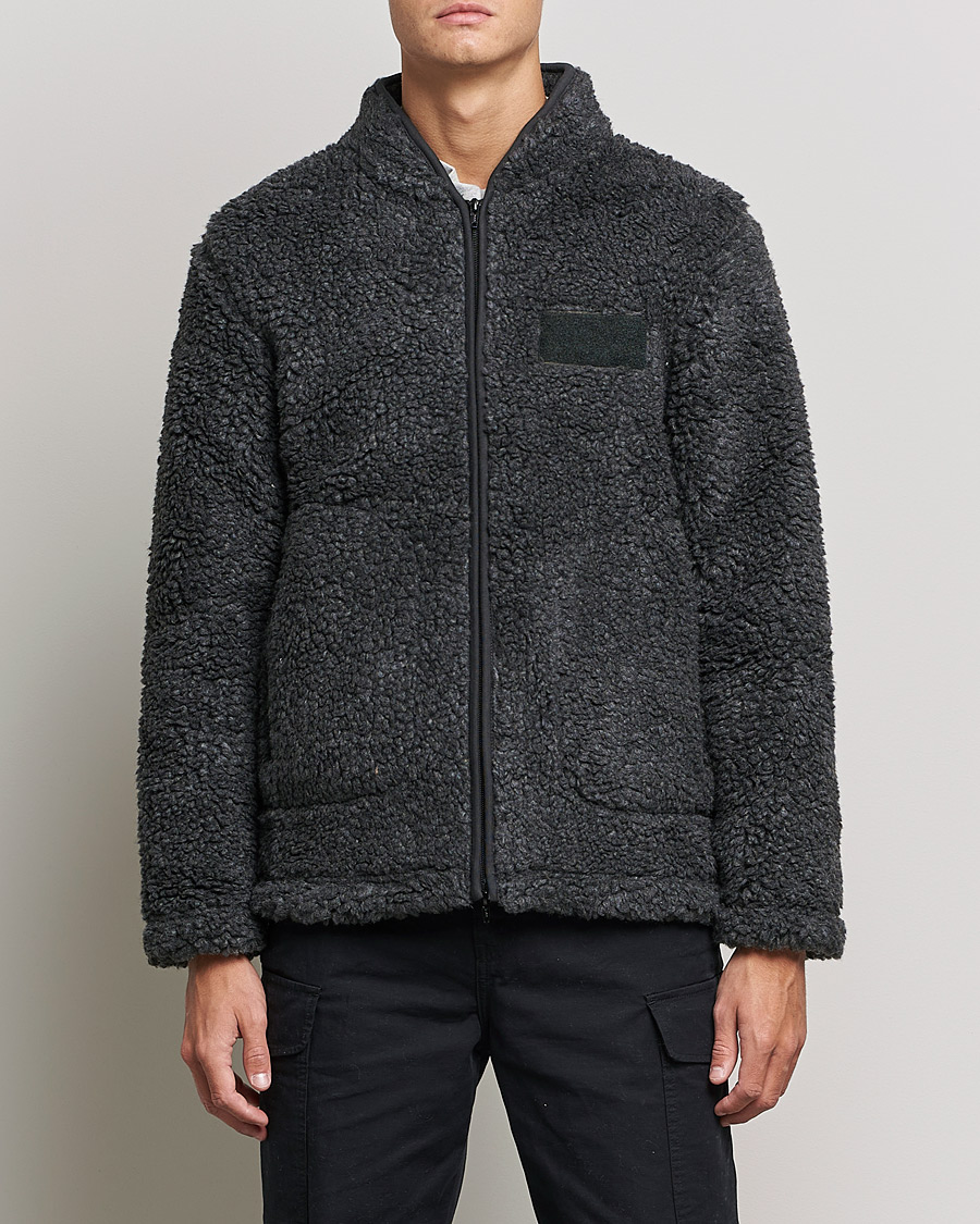 Heren | Truien | NN07 | Morten Fleece Full Zip Dark Army