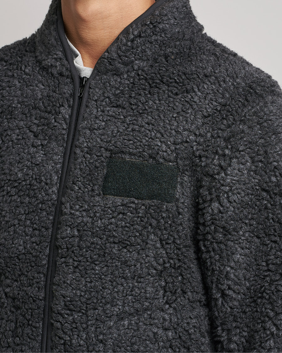 Heren | Truien | NN07 | Morten Fleece Full Zip Dark Army