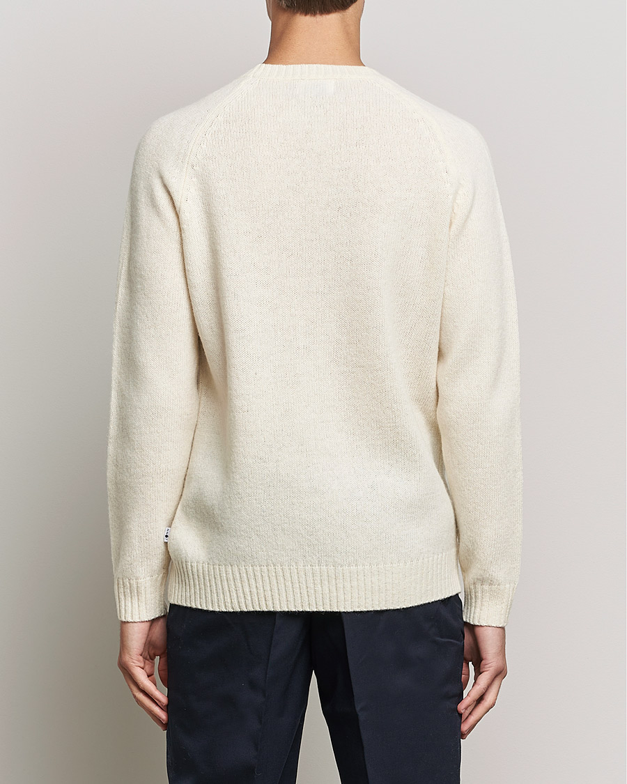 Heren | Truien | NN07 | Nathan Brushed Crew Neck Ecru
