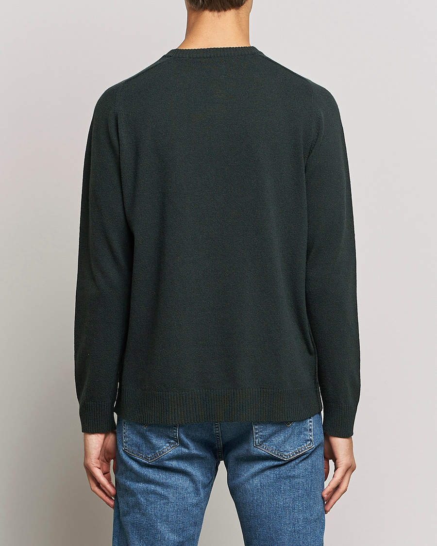 Heren | Truien | NN07 | Edward Lambswool Crew Neck Pullover Dark Army