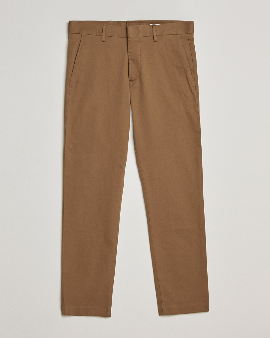 Heren | Broeken | NN07 | Theo Regular Fit Stretch Chinos Pyramid