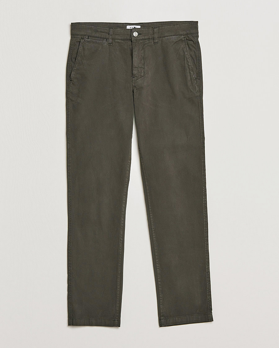 Heren | Broeken | NN07 | Marco Slim Fit Stretch Chinos Dark Green