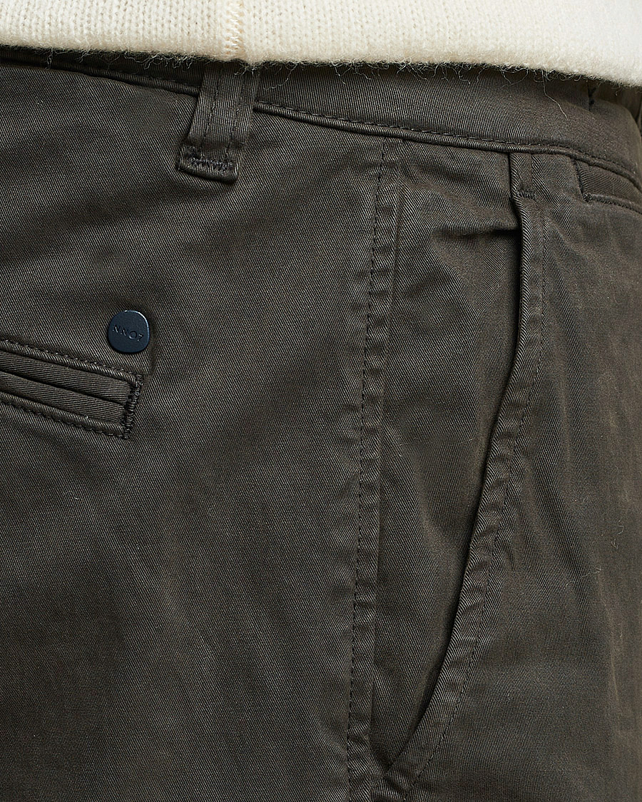 Heren | Broeken | NN07 | Marco Slim Fit Stretch Chinos Dark Green