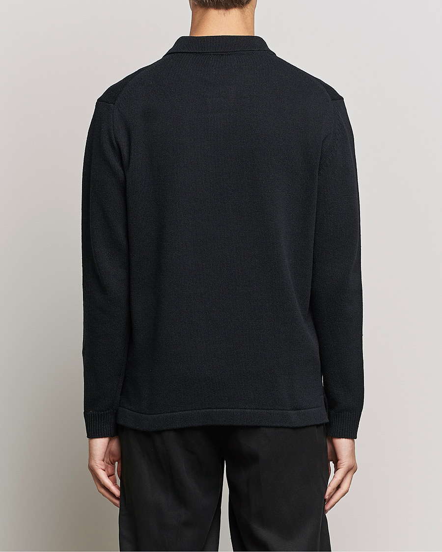 Heren | Truien | NN07 | Vito Knitted Polo Black