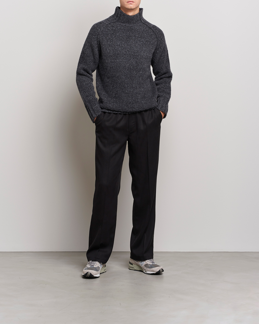 Heren | Truien | NN07 | William Merino Knitted Polo Concrete
