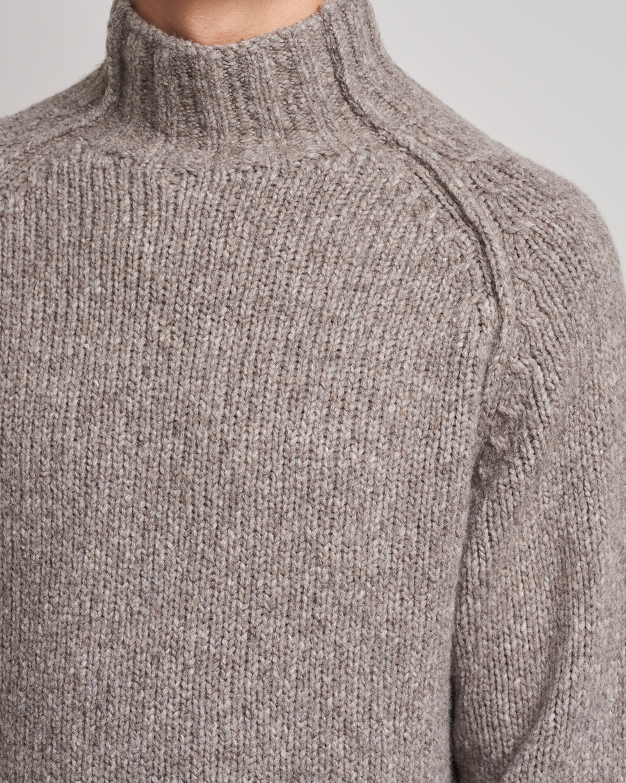 Heren | Truien | NN07 | William Merino Knitted Polo Grey