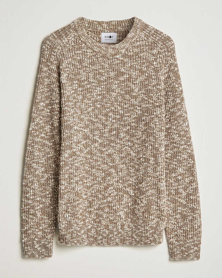 Heren | Truien | NN07 | Jesse Cotton Knitted Sweater Pyramid Melange