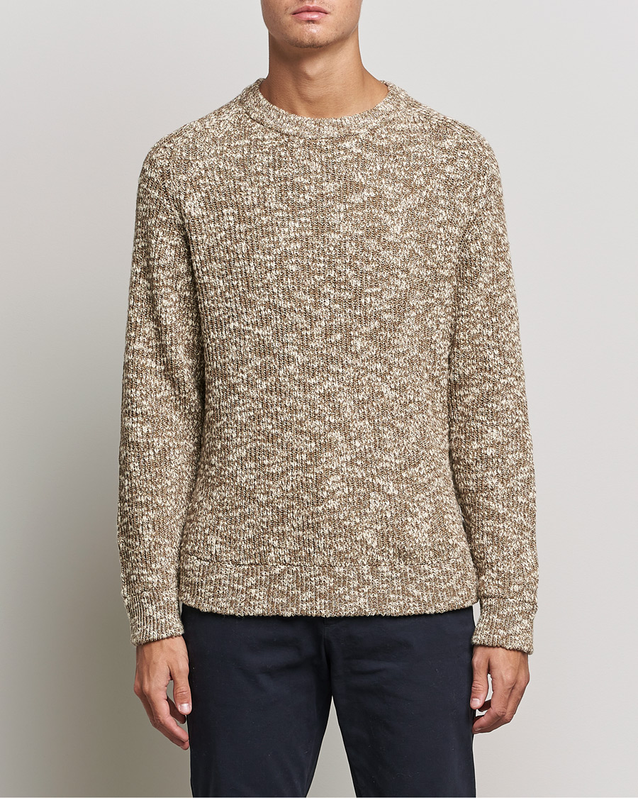 Heren | Truien | NN07 | Jesse Cotton Knitted Sweater Pyramid Melange