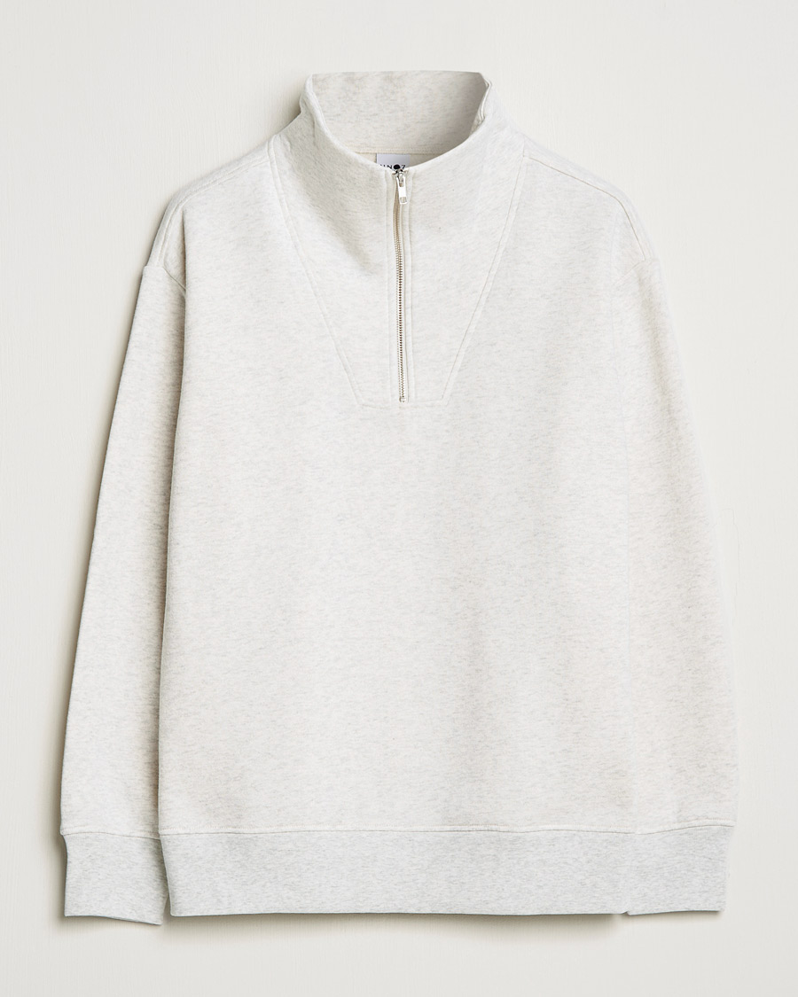 Heren | Truien | NN07 | Briggs Jersey Half Zip Oat