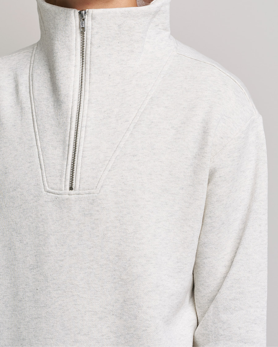 Heren | Truien | NN07 | Briggs Jersey Half Zip Oat