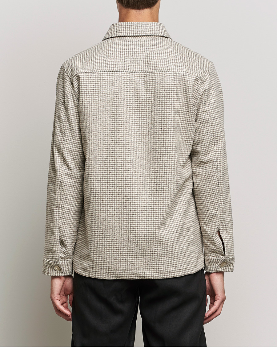 Heren | Overhemden | NN07 | Peter Houndstooth Overshirt Grey Check