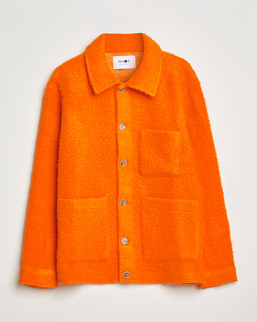 Heren | Truien | NN07 | Olav Fleece Jacket Bright Orange