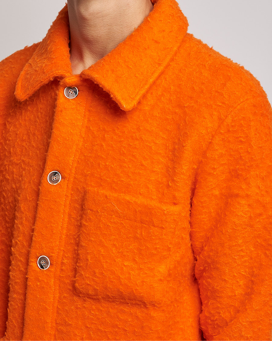 Heren | Truien | NN07 | Olav Fleece Jacket Bright Orange