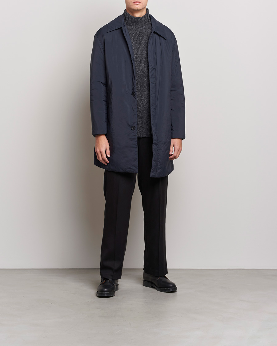 Heren | Jassen | NN07 | Puffer Primaloft Packable Car Coat Navy