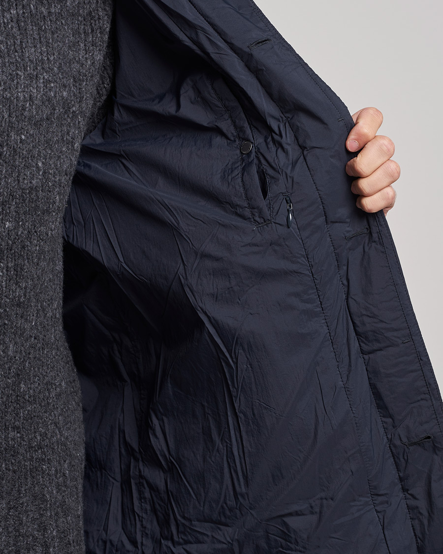 Heren | Jassen | NN07 | Puffer Primaloft Packable Car Coat Navy