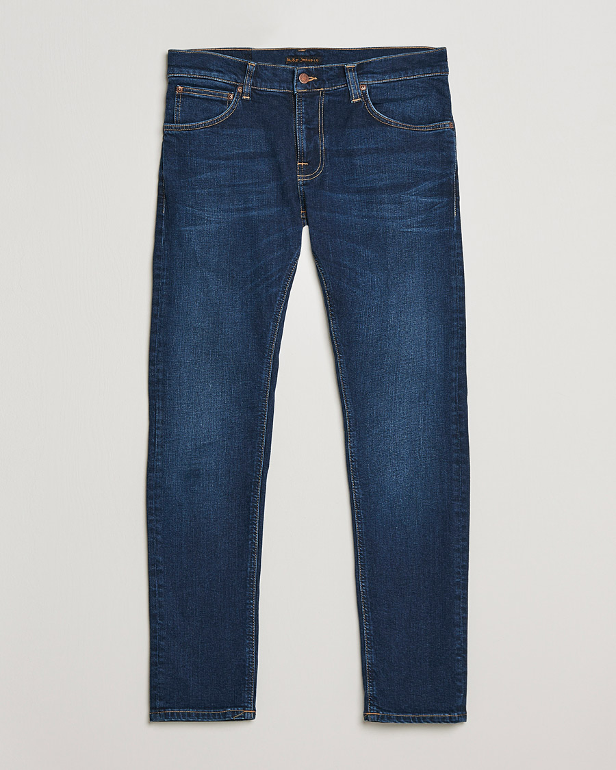 Heren | Nudie Jeans | Nudie Jeans | Tight Terry Organic Jeans Dark Steel