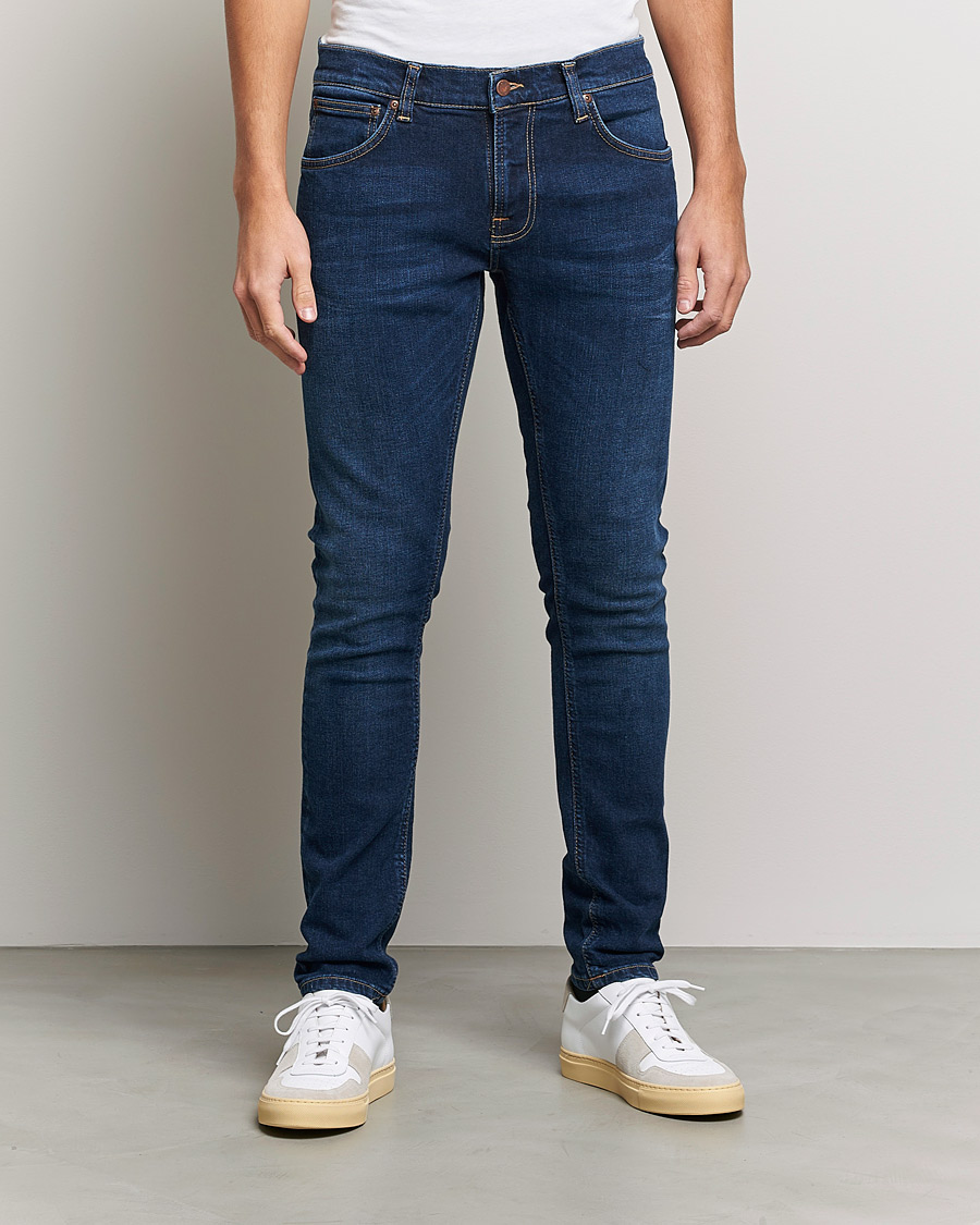 Heren |  | Nudie Jeans | Tight Terry Jeans Dark Steel