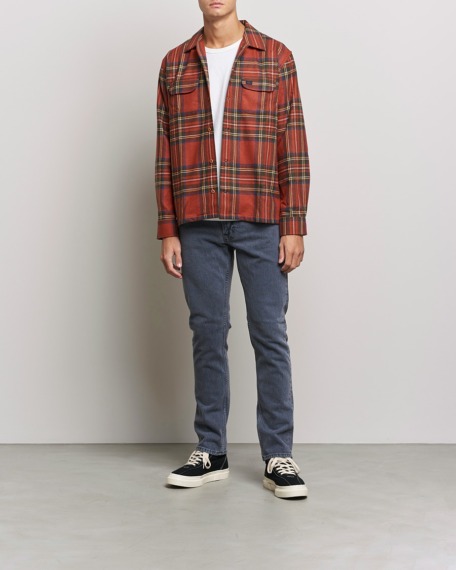 Heren | Jeans | Nudie Jeans | Lean Dean Organic Jeans Grey Ash