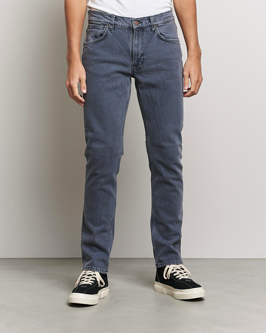 Heren | Jeans | Nudie Jeans | Lean Dean Organic Jeans Grey Ash