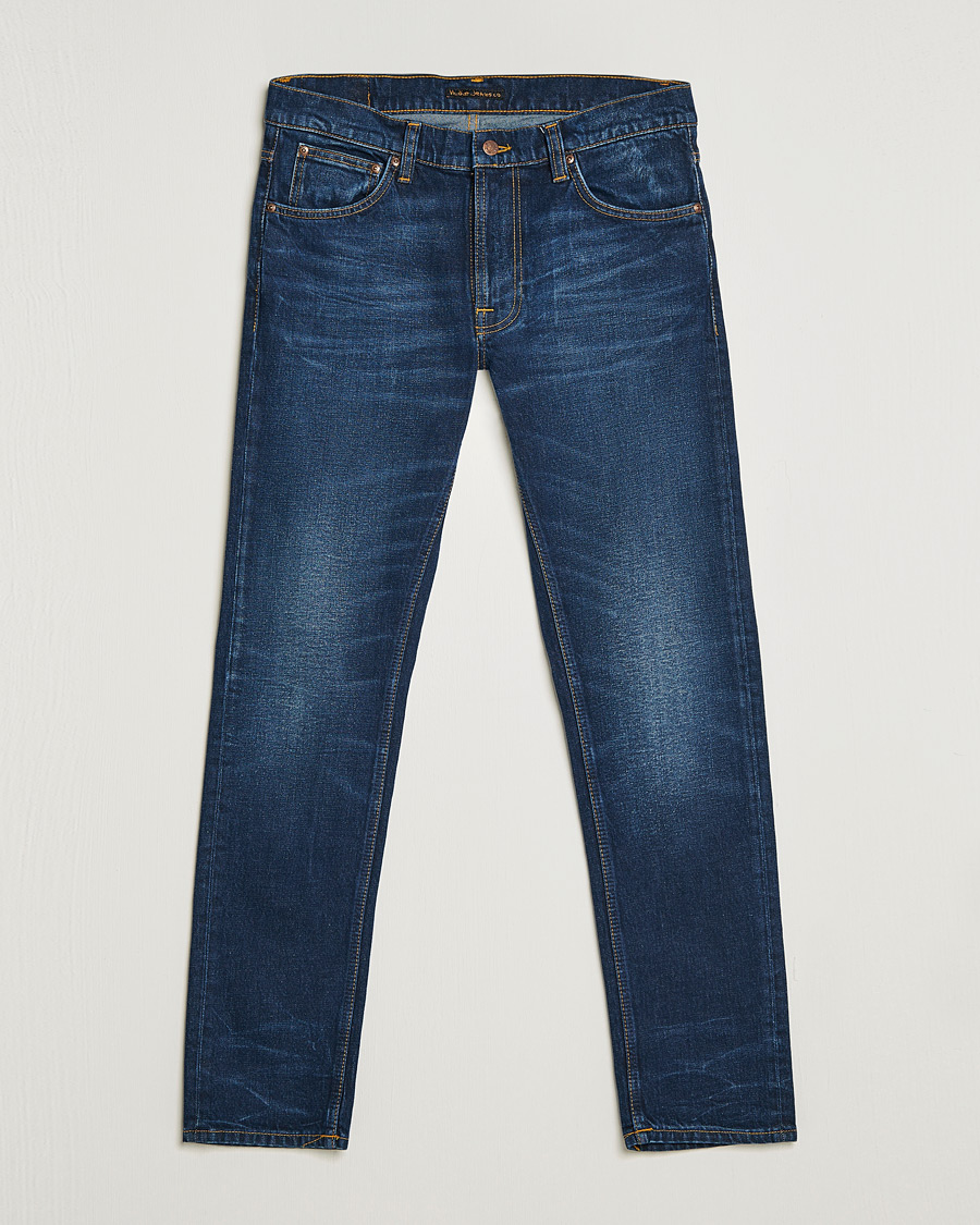 Heren | Jeans | Nudie Jeans | Lean Dean Organic Jeans Blue Thunder
